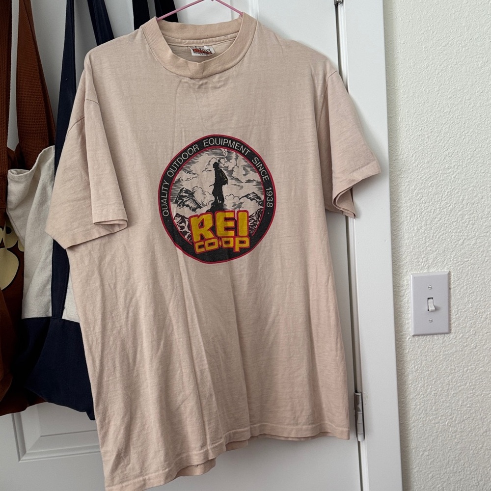 REI Beige Graphic Tee